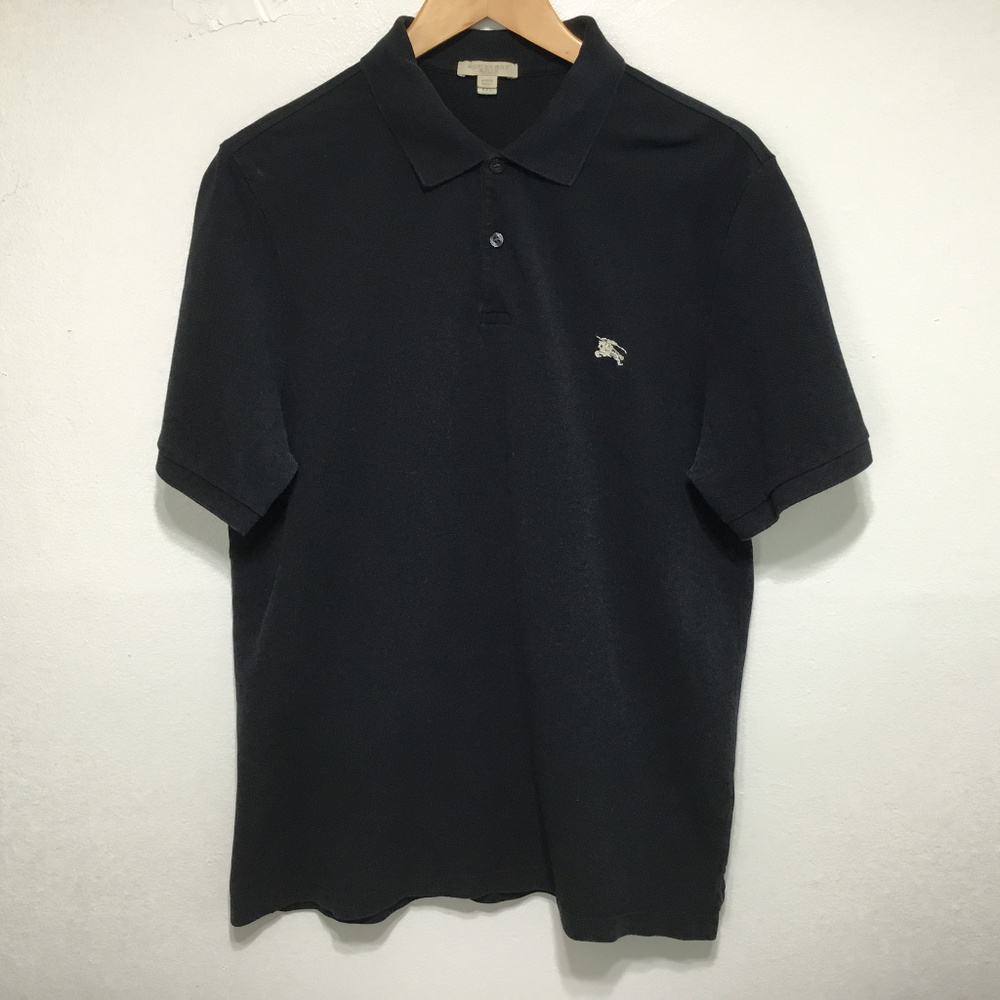 Burberry Brit Mens Polo Shirt Black Nova Check XXL